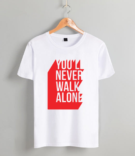 You'll Never Walk Alone Cotton Tshirt White