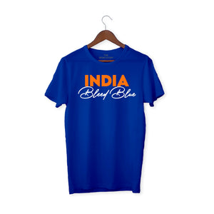 INDIA Bleed Blue T Shirt
